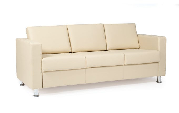 Прямой диван Симпл трехместный, экокожа в Шахтах - изображение 1