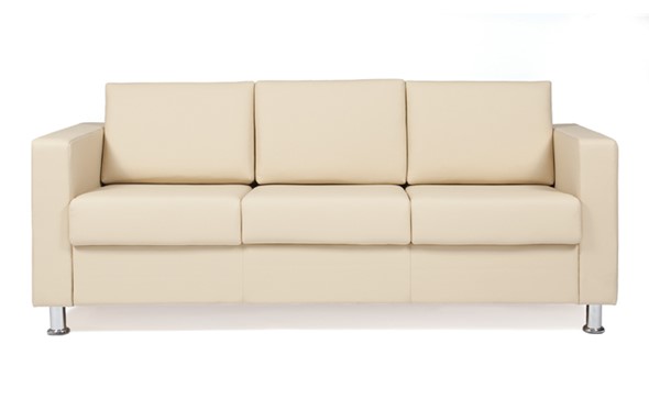 Прямой диван Симпл трехместный, экокожа в Шахтах - изображение