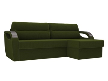 Угловой диван Форсайт, зеленый (микровельвет) в Батайске
