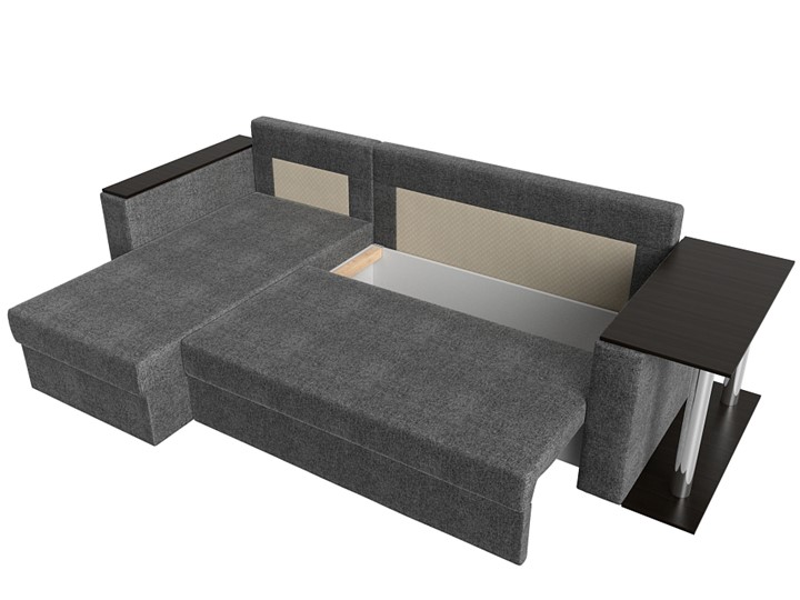 Угловой раскладной диван Атланта Лайт, Серый (рогожка) в Шахтах - изображение 4