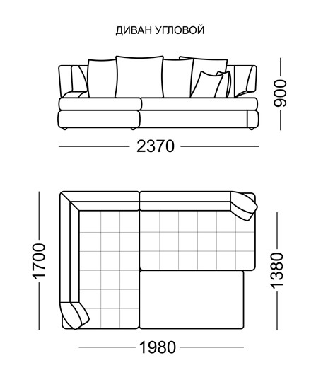 Угловой диван Бруно Элита 50 Б в Шахтах - изображение 6