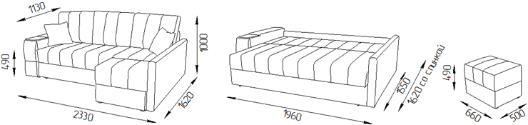 Угловой диван Камелот 4 (НПБ) в Шахтах - изображение 7