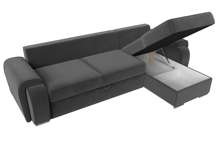 Угловой диван Лига-025, Серый (Велюр) в Шахтах - изображение 2