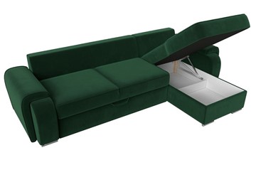 Угловой диван Лига-025, Зеленый (Велюр) в Шахтах - предосмотр 2