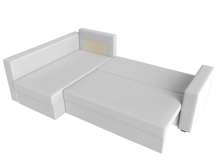 Угловой диван Мансберг, Белый (Экокожа) в Батайске - изображение 2