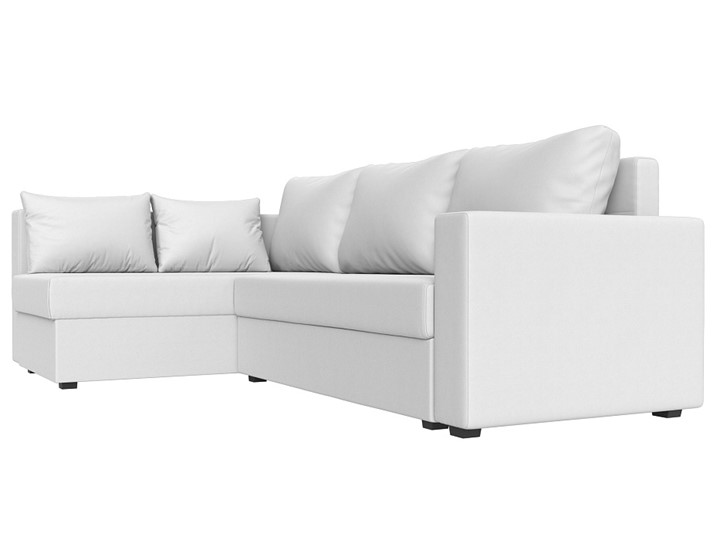 Угловой диван Мансберг, Белый (Экокожа) в Батайске - изображение 7