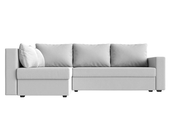 Угловой диван Мансберг, Белый (Экокожа) в Батайске - изображение 8