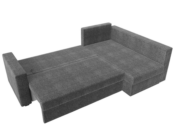 Угловой раскладной диван Мансберг, Серый (Рогожка) в Шахтах - изображение 2