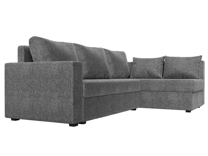Угловой раскладной диван Мансберг, Серый (Рогожка) в Шахтах - изображение 7