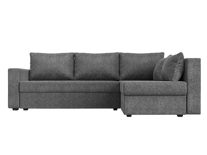 Угловой раскладной диван Мансберг, Серый (Рогожка) в Шахтах - изображение 8