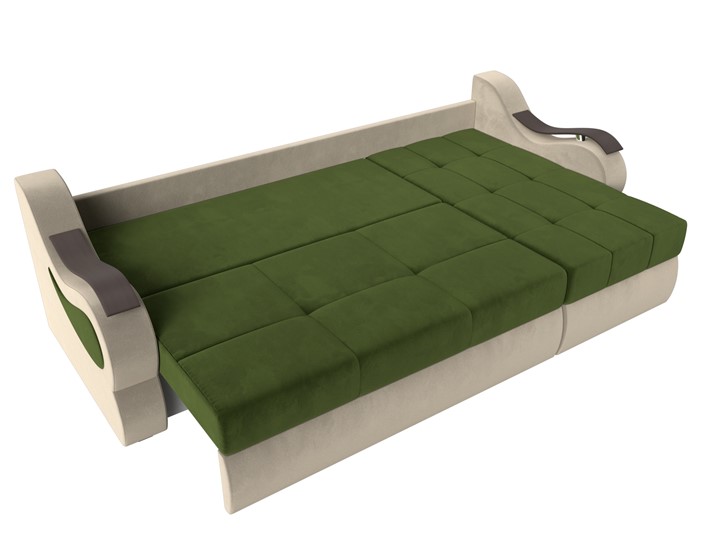 Угловой диван Меркурий, Зеленый/бежевый (вельвет) в Шахтах - изображение 5