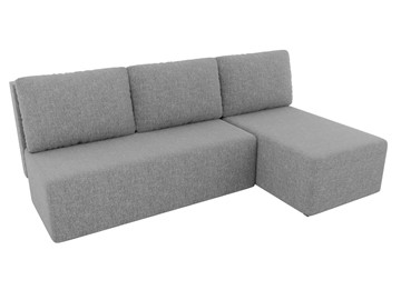 Угловой диван с оттоманкой Поло, Серый (рогожка) в Шахтах - предосмотр 3