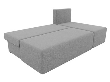Угловой диван с оттоманкой Поло, Серый (рогожка) в Батайске - предосмотр 4