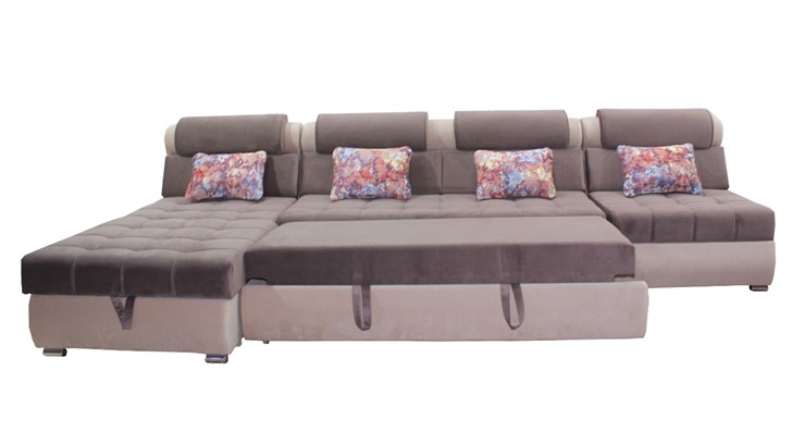 Угловой диван Tehas 414 (Серый) в Шахтах - изображение 2