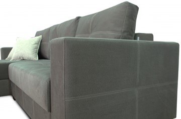 Угловой диван Fashion soft 210 (Uno grey + Brix latte) в Шахтах - предосмотр 5