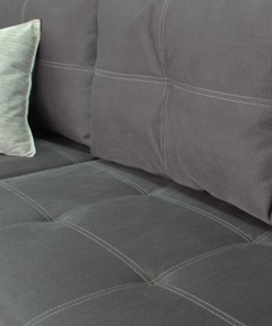 Угловой диван Fashion soft 210 (Uno grey + Brix latte) в Таганроге - предосмотр 4