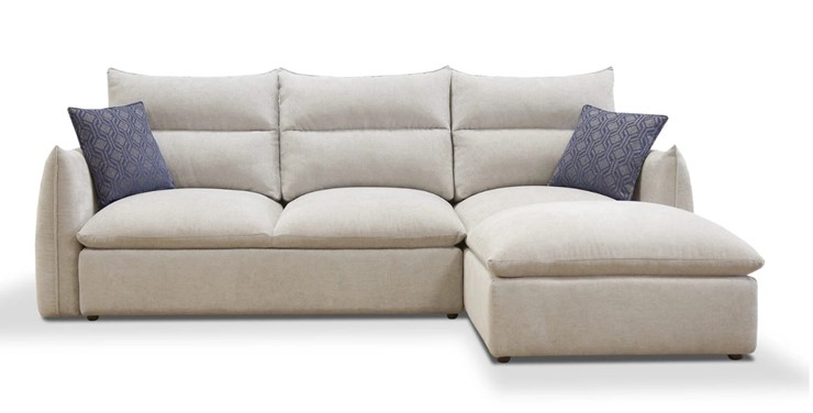 Угловой диван с оттоманкой Лаура в Шахтах - изображение 1