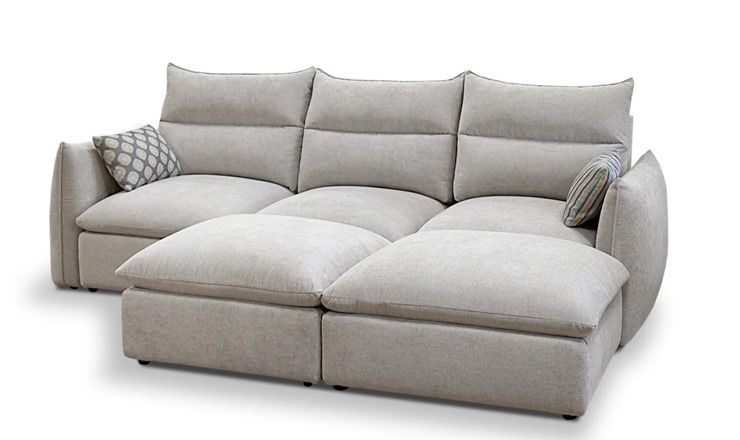 Угловой диван с оттоманкой Лаура в Шахтах - изображение 5
