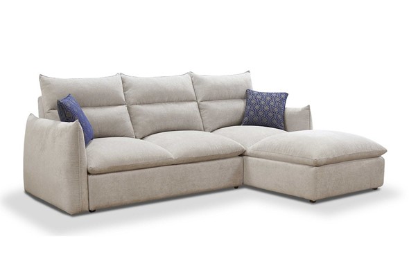 Угловой диван с оттоманкой Лаура в Шахтах - изображение
