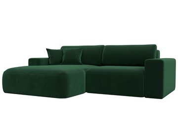 Угловой диван Лига-036 Классик, Зеленый (велюр) в Шахтах