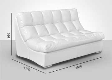 Прямой диван Брайтон без механизма 1580*1100*950 в Таганроге