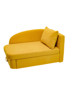 Диван-кровать правая Тедди желтый в Батайске