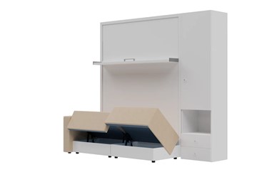 Диван Кровать-трансформер Smart (КД 1400+ШП), шкаф правый, левый подлокотник в Шахтах - предосмотр 1