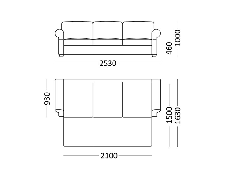 Прямой диван Амели в Шахтах - изображение 6