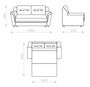 Прямой диван Вега 2 МД в Шахтах - изображение 5