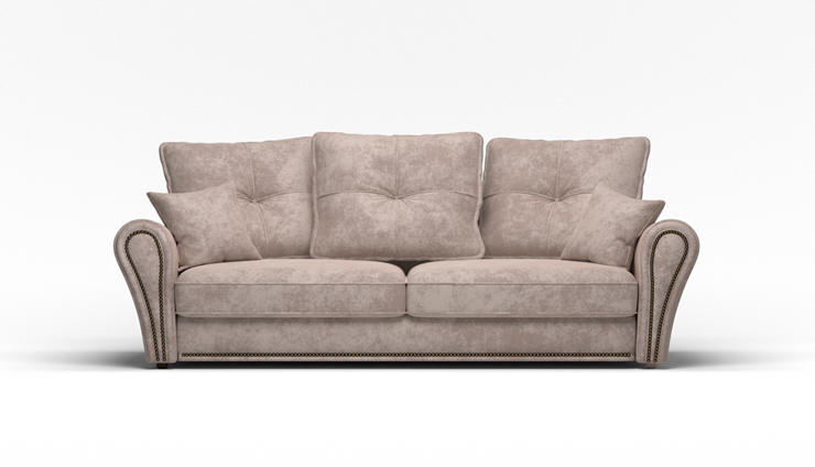 Прямой диван Виктория 3 подушки в Шахтах - изображение 1