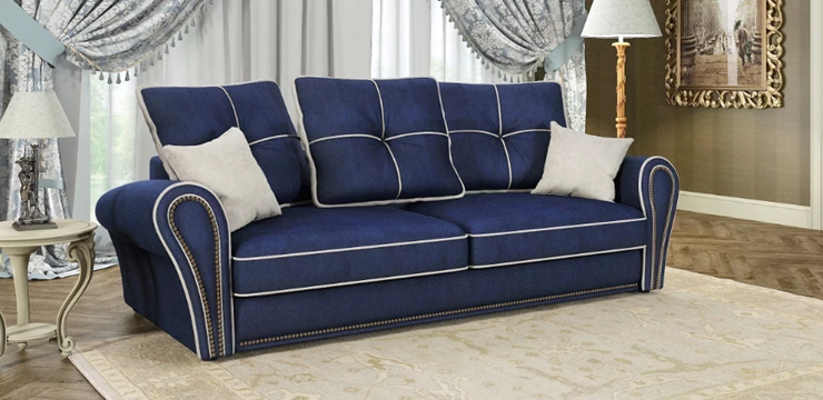 Прямой диван Виктория 3 подушки в Шахтах - изображение 3