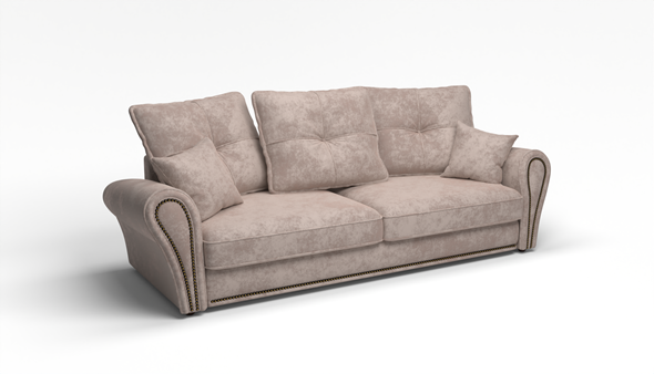 Прямой диван Виктория 3 подушки в Шахтах - изображение
