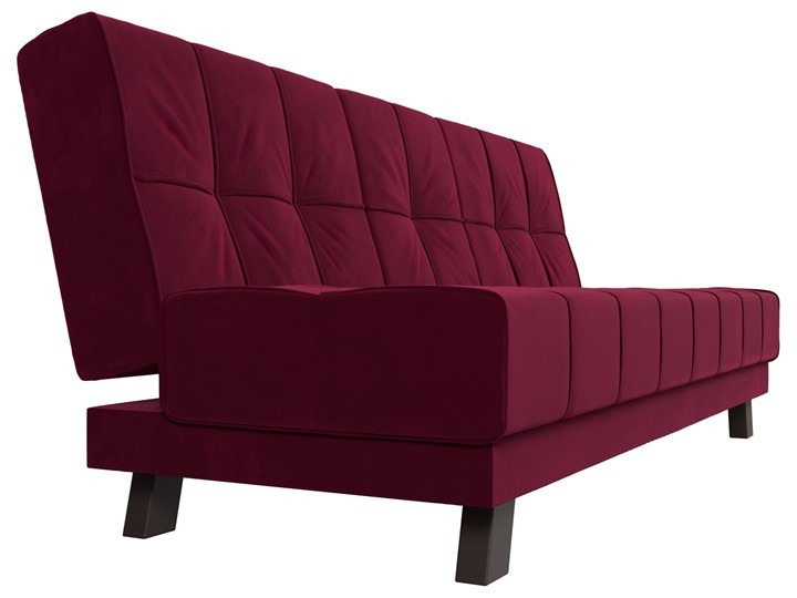 Прямой диван Винсент, Бордовый (микровельвет) в Шахтах - изображение 4