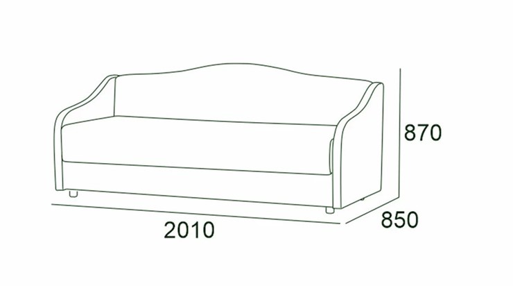 Прямой диван Либерти 1 БД в Батайске - изображение 17