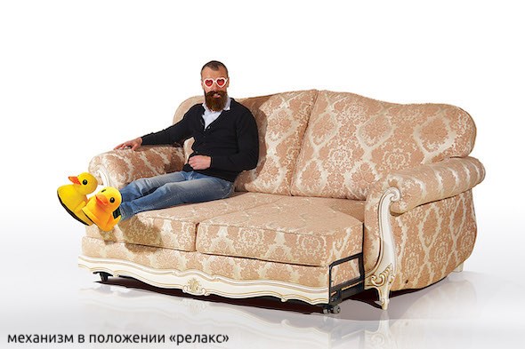 Прямой диван Лондон трехместный, механизм "Выкатной 160" в Таганроге - изображение 8