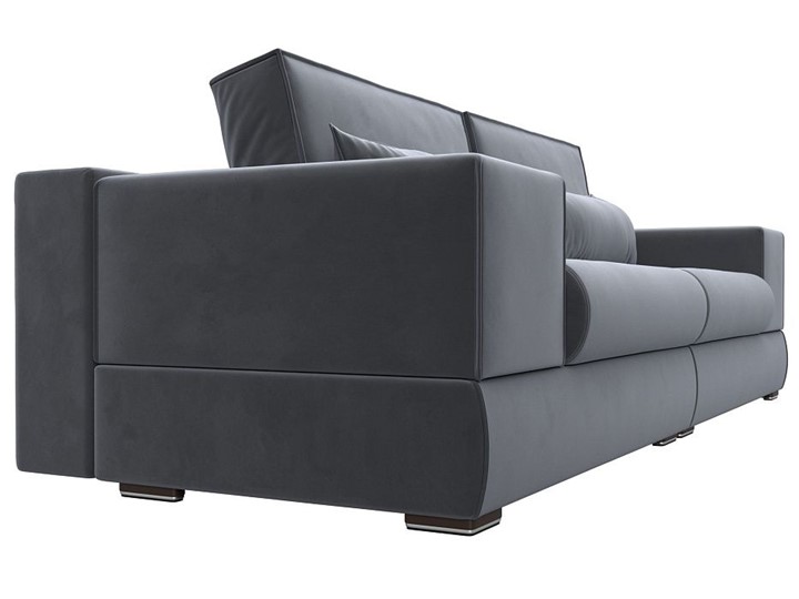 Прямой диван Лига-037, Серый (велюр) в Шахтах - изображение 7
