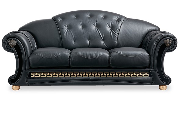 Диван-кровать Versace (3-х местный) black в Шахтах - изображение