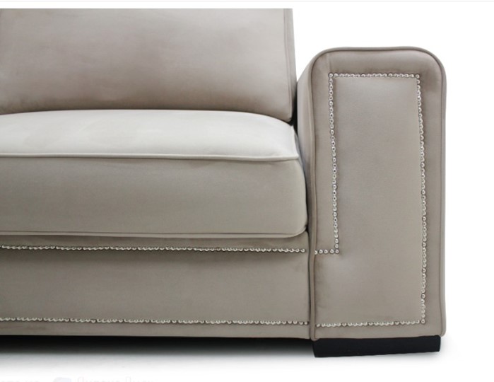 Модульный диван с пуфом Денвер 348*111 см (м6+м1+м3+м6+м13) в Шахтах - изображение 4