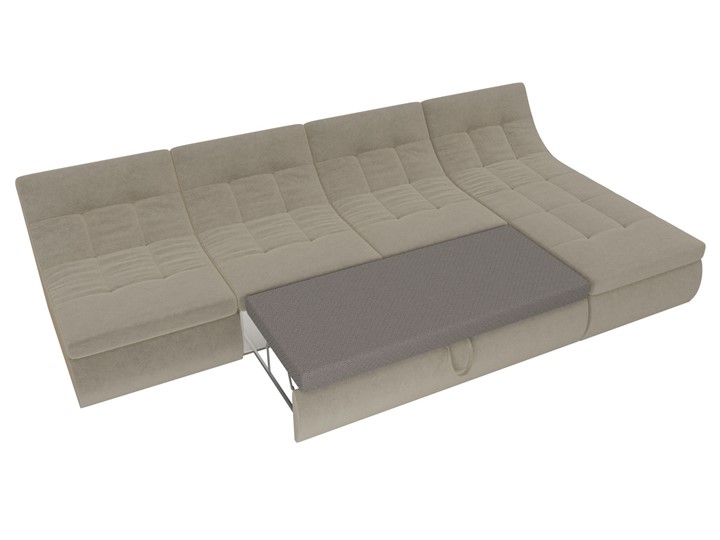 Модульный угловой диван Холидей, Бежевый (микровельвет) в Шахтах - изображение 6