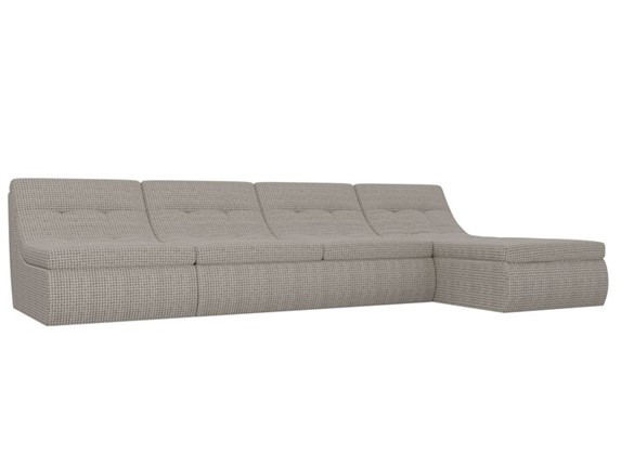Модульный угловой диван Холидей, Корфу 02 (рогожка) в Шахтах - изображение
