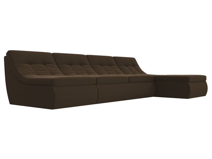 Большой модульный диван Холидей, Коричневый (микровельвет) в Шахтах - изображение 5