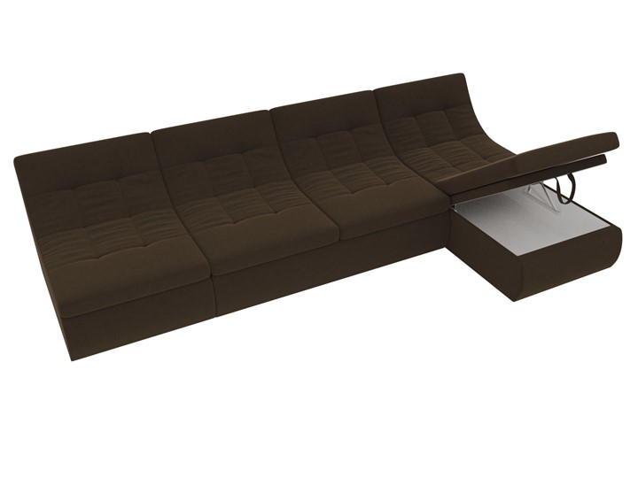 Большой модульный диван Холидей, Коричневый (микровельвет) в Шахтах - изображение 7