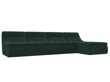 Модульный угловой диван Холидей, Зеленый (велюр) в Батайске