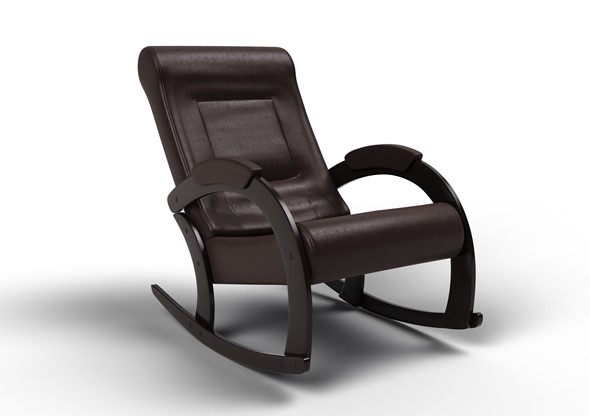 Кресло-качалка Венето,экокожа favorit 7 венге 13-К-В в Шахтах - изображение