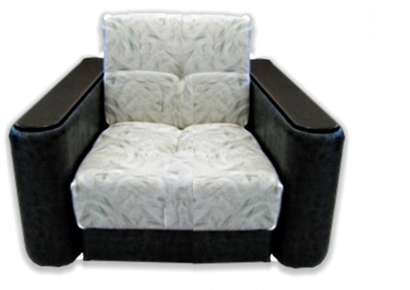 Кресло раскладное Аккордеон-1, 70 (круглые подлокотники) в Шахтах - изображение