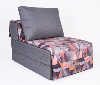 Бескаркасное кресло-кровать Харви, серый - сноу манго в Шахтах