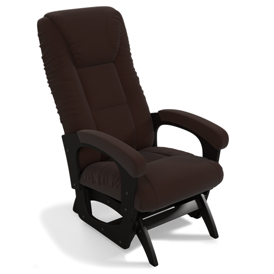 Кресло-качалка Леон маятниковая, ткань AMIGo шоколад 29-Т-Ш в Батайске - изображение 1