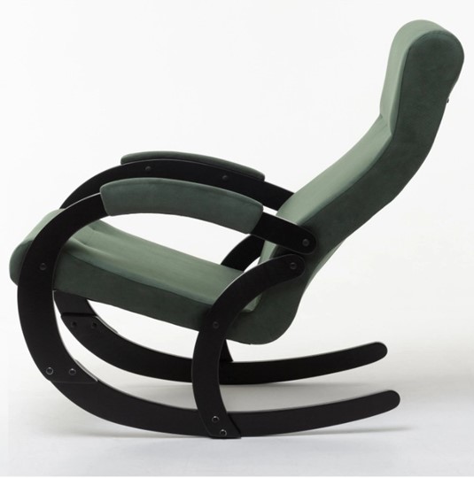 Кресло-качалка в гостиную Корсика, ткань Amigo Green 34-Т-AG в Ростове-на-Дону - изображение 1