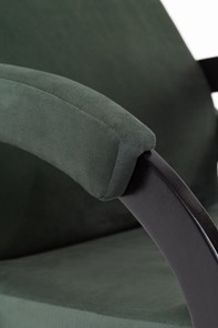 Кресло-качалка в гостиную Корсика, ткань Amigo Green 34-Т-AG в Таганроге - предосмотр 4