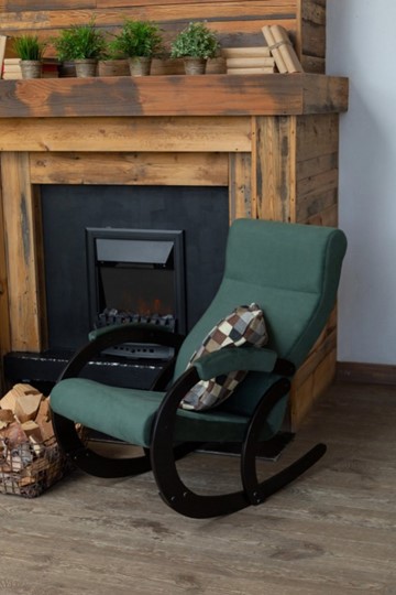 Кресло-качалка в гостиную Корсика, ткань Amigo Green 34-Т-AG в Ростове-на-Дону - изображение 7